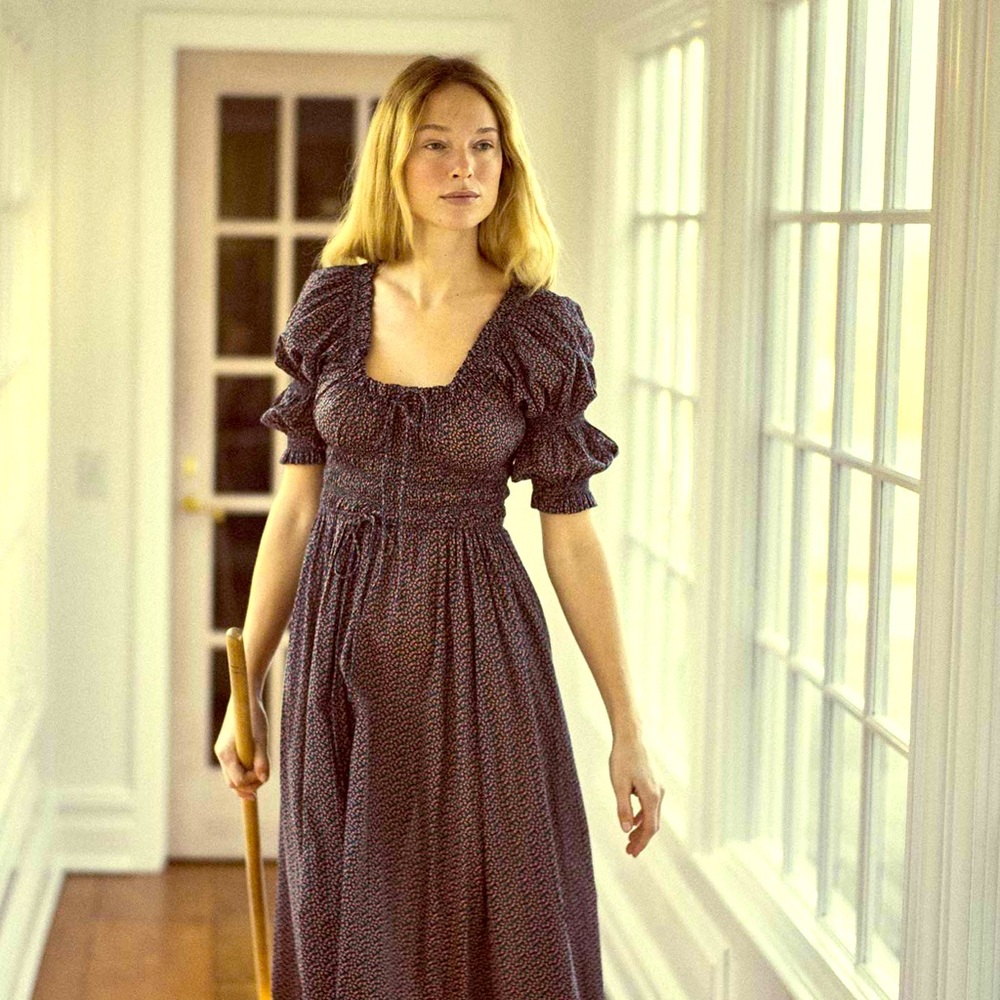Doen Ischia Dress M in Navy Bisou Floral